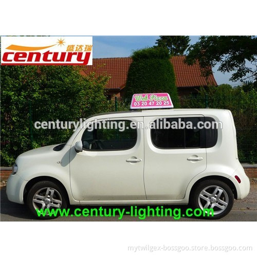 car roof top advertising